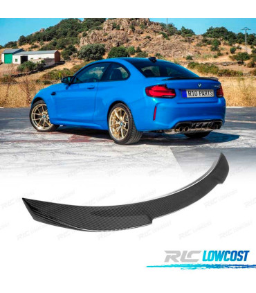 SPOILER ALARE PER BMW F22 F23 14-15 LOOK CS IN CARBONIO