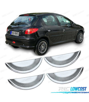 RIVESTIMENTO MANIGLIA PORTA PEUGEOT 206 98- CROMATO OPACO