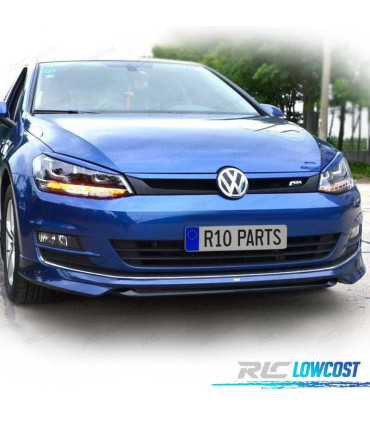 SPOILER LIP ANTERIORE VOLKSWAGEN VW GOLF 7 12-20 LOOK ABT