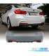 PARAURTI POSTERIORE BMW F30 11-19 LOOK M PERFORMANCE DOPPIA USCITA LATERALE DUE LATI PDC