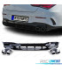 DIFFUSORE MERCEDES CLA C118 19- ASPECTO AMG NERO LUCIDO + TERMINALI DI SCARICO