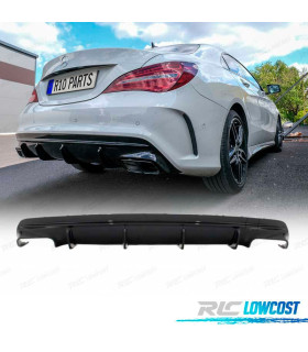 DIFFUSORE PER MERCEDES CLA C117 AMG 13-15 LOOK CLA45 NERO LUCIDO