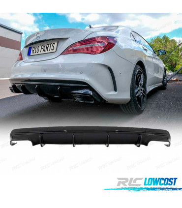 DIFFUSORE PER MERCEDES CLA C117 AMG 13-15 LOOK CLA45 NERO LUCIDO