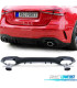 DIFFUSORE MERCEDES CLASSE A W177 18- LOOK A35 AMG NERO LUCIDO + TERMINALI DI SCARICO