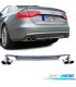 DIFFUSORE AUDI A4 B8 08-11 LOOK S4 + TERMINALI DI SCARICO