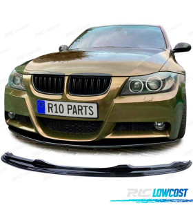 SPOILER LIP BMW E90 E91 05-08 PACK M NERO LUCIDO