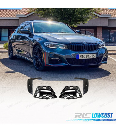 GRIGLIE FENDINEBBIA BMW G20 19-22 LOOK M TECH NERO LUCIDO