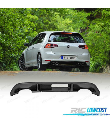 DIFFUSORE VOLKSWAGEN VW GOLF 7 12-17 LOOK R20 DOPPIA USCITA