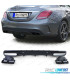 DIFFUSORE PER MERCEDES CLASSE C W205 SEDAN 13-18 AMG CODESCAPE NERO
