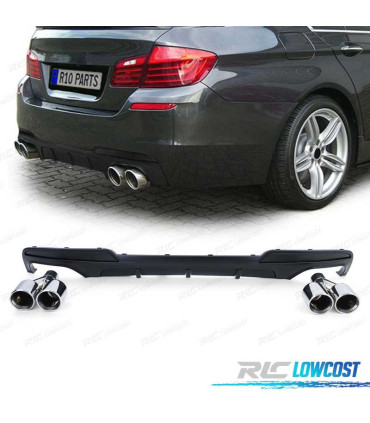 DIFFUSORE BMW F10 F11 10-17 LOOK M PERFORMANCE + TERMINALI DI SCARICO