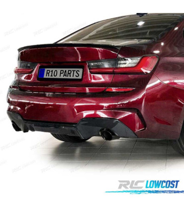 DIFFUSORE BMW G20 G21 18- LOOK M PERFORMANCE CARBONIO E NERO LUCIDO