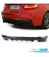 DIFFUSORE BMW F22 F23 LOOK M PERFORMANCE NERO LUCIDO O---O