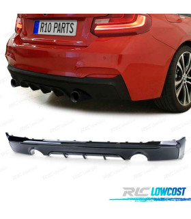 DIFFUSORE BMW F22 F23 13- LOOK M PERFORMANCE NERO LUCIDO