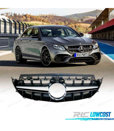GRIGLIA MERCEDES CLASSE E W213 16-19 E63 AMG NERO CROMATO