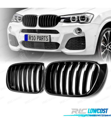GRIGLIA BMW X3 F25 X4 F26 14- LOOK M PERFORMANCE NERO LUCIDO