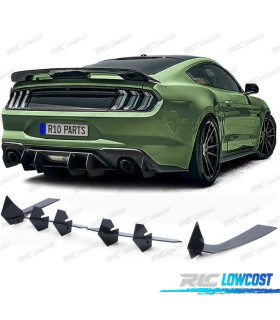 DIFFUSORE FORD MUSTANG GT MK6 14-17 NERO LUCIDO