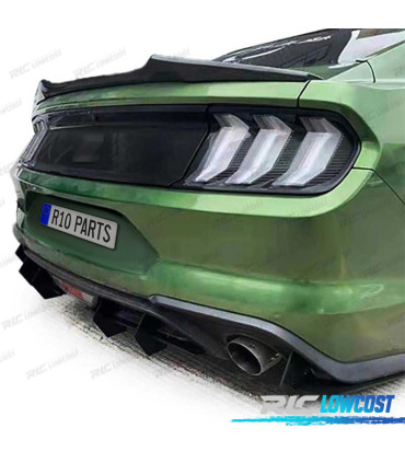 DIFFUSORE FORD MUSTANG GT MK6 14-17 NERO LUCIDO