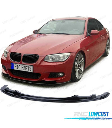 SPOILER LIP PER BMW E92 E93 10-13 LOOK M NERO LUCIDO
