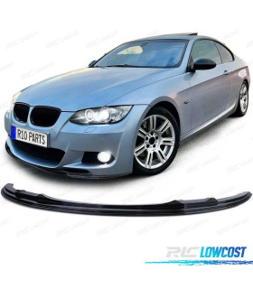 SPOILER LABBRO ANTERIORE BMW E92 E93 06-10 LOOK M NERO LUCIDO