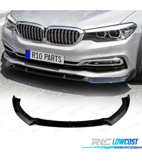 SPOILER LIP ANTERIORE BMW G30 G31 17- NERO LUCIDO ABS