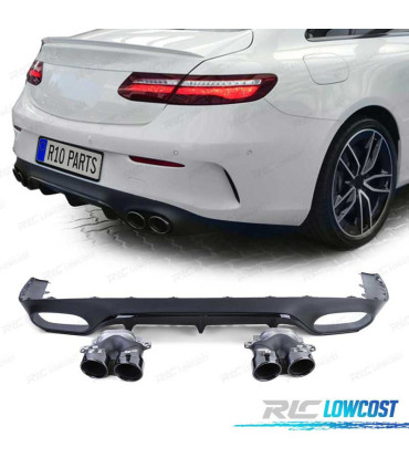 DIFFUSORE MERCEDES CLASSE E C238 16- E53 AMG + TERMINALI DI SCARICO