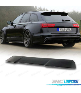 SPOILER ALERON AUDI A6 15-18 NERO LUCIDO