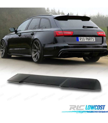 SPOILER ALERON AUDI A6 15-18 NERO LUCIDO
