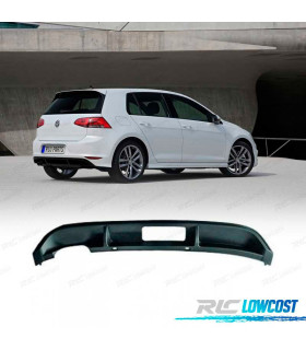 DIFFUSORE PER VOLKSWAGEN VW GOLF 7 12-17 LOOK R LINE DOPPIA USCITA SINISTRA