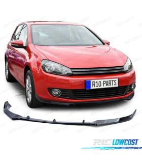 SPOILER LIP VOLKSWAGEN VW GOLF 6 08-12 NERO LUCIDO