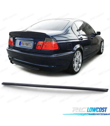 SPOILER ALETTE PER BMW E46 SEDAN 98-05 LOOK M NERO LUCIDO