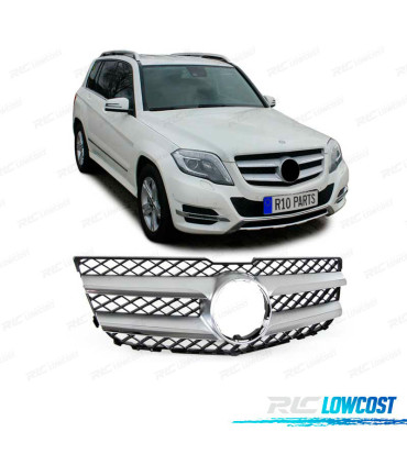 GRIGLIA PER MERCEDES GLK X204 12-15 LOOK AMG NERO ARGENTO
