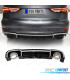 DIFFUSORE AUDI A3 SEDAN SLINE 17-20 LOOK RS3 + TERMINALI DI SCARICO
