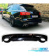 DIFFUSORE PER AUDI A6 C6 SEDAN AVANT 09-12 LOOK RS6 TERMINALI DI SCARICO
