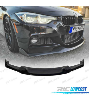 SPOILER LIP BMW F30 11-19 LOOK M NERO LUCIDO