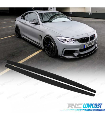 ESTENSIONI MINIGONNE BMW F32 F33 F36 13-18 LOOK M TECH NERO LUCIDO