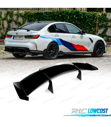 SPOILER ALETTONE BMW G80 G22 LOOK CS NERO LUCIDO