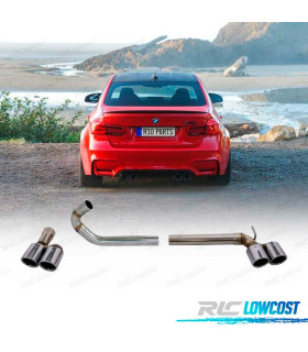 KIT SCARICO BMW F30 F31 10-18 LOOK M3 DOPPI TERMINALI SU ENTRAMBI I LATI