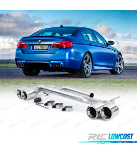 KIT SCARICO CON TERMINALI BMW F10 F11 F12 F13 10-18 LOOK M PERFORMANCE DOPPIO