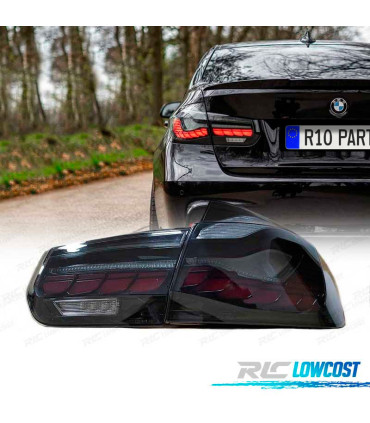 FANALI BMW F30 13-18 FULL LED LIGHT BAR OLED AFFUMICATI