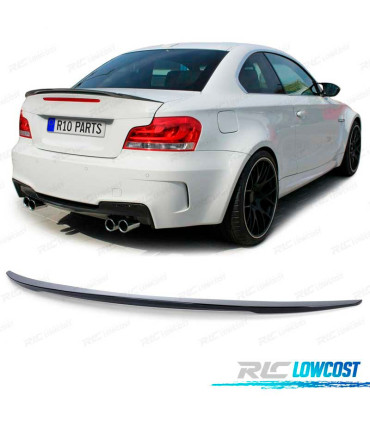 SPOILER ALETTONE BMW E82 LOOK M PERFORMANCE NERO LUCIDO