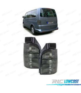 FANALI VOLKSWAGEN VW TRANSPORTER T5 1P 03-09 FONDO CROMATO AFFUMICATO