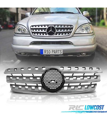 GRIGLIA MERCEDES CLASSE ML W163 98-05 CROMO ARGENTO