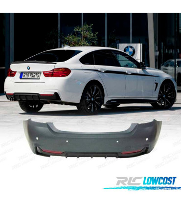 PARAURTI POSTERIORE BMW F36 13-18 LOOK M PERFORMANCE PDC