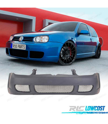 PARAURTI ANTERIORE VOLKSWAGEN VW GOLF 4 97-03 LOOK R32 GRIGLIE IN PLASTICA
