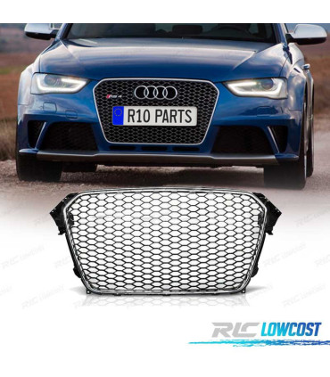 GRIGLIA PER AUDI A4 B8 11-15 CROMO NERO