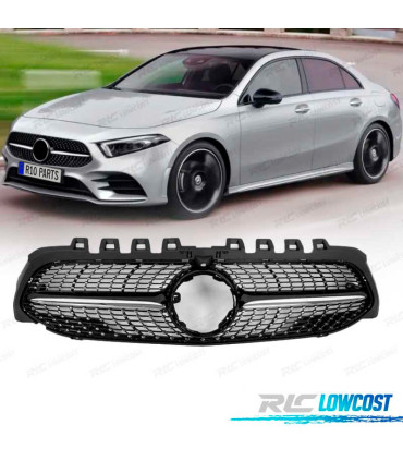 GRIGLIA MERCEDES CLASSE A W177 V177 18- LOOK A35 DIAMOND NERO TELECAMERA