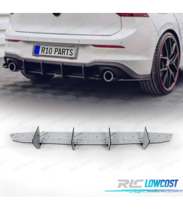 DIFFUSORE VOLKSWAGEN VW GOLF 8 20- NERO LUCIDO