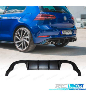 DIFFUSORE VOLKSWAGEN VW GOLF 7.5 17-20 LOOK R GTI NERO