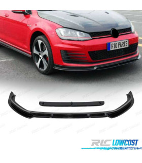 SPOILER LIP VOLKSWAGEN VW GOLF 7 GTI NERO