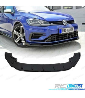 SPOILER LIP VOLKSWAGEN VW GOLF 7.5 R20 NERO LUCIDO